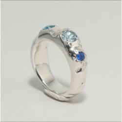 Edgy Rebellion Silver Ring